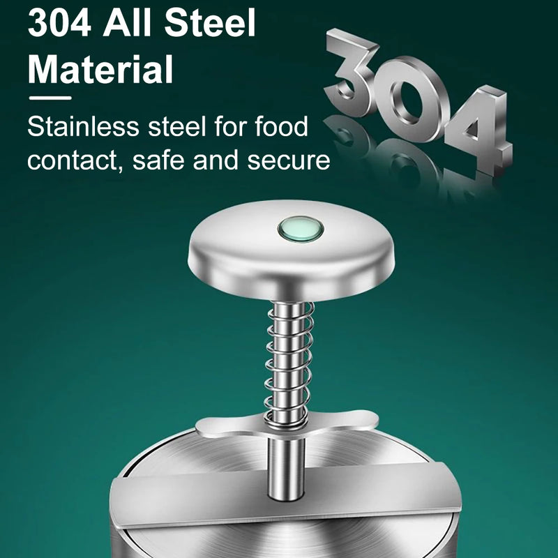 304 Stainless Steel Hamburger Meat Press Burger Patty Maker Mold Manual Cake Beef Pork Rice Press Making Molds Grill Meat Tool