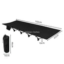 Camping Cot Portable Folding Bed Ultralight Aluminum Alloy Sleeping Cot for Outdoor Hiking Backpacking Travel