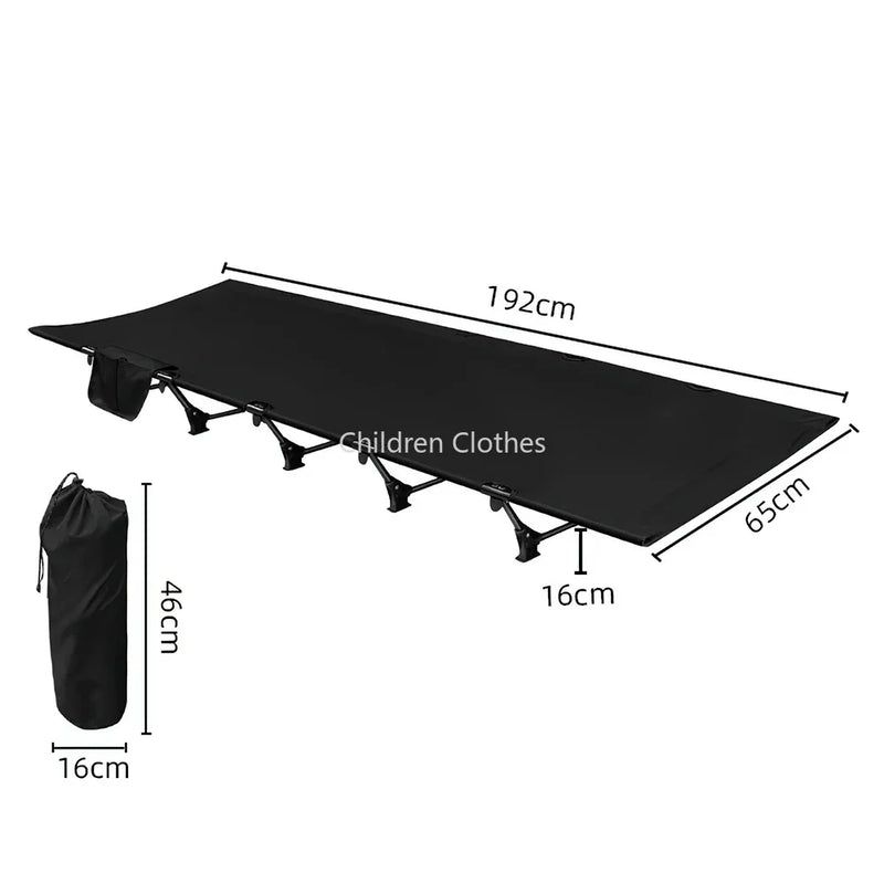 Camping Cot Portable Folding Bed Ultralight Aluminum Alloy Sleeping Cot for Outdoor Hiking Backpacking Travel