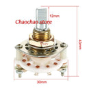 1PC Selectable 1 Deck Band Channel Rotary Switch Selector 1P6T 2P5T 1P7T 4P2T 1P5T 2P2T 2P4T 1P9T 3P3T 1P11T 2P3T