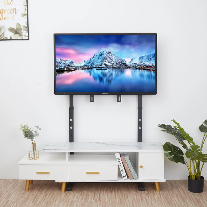Universal Floor TV Stand Height Adjustable TV Mount Stand for 32-85 Inch LED LCD