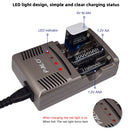 PALO 6F22 9V Ni-MH Akku 9 V 300mAh Batterien 9 Volt geringe Selbstentladung 9 Volt Batterie mit Smart Charger