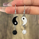 Drip Oil Tai Chi Gossip Drop Earrings For Women Fashion Simple Ladies Romantic Ball Pendant Earrings Jewelry Factory Wholesale