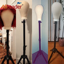 Alileader Neuer 140cm/64cm Perückenständer Perücken-Stativ mit Schaufensterpuppen-Leinwandkopf Verstellbarer Stativständer Perücken-Herstellungsset TPins Geschenk