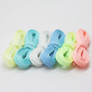 Luminous Shoelaces Flat Laces Sneakers Shoe laces Glow In The Dark Night Color Fluorescent Shoelace 80/100/120/140cm Shoestrings