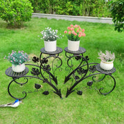 The Stilt Garden | 2-Pack Tall Plant Stand for Indoor and Patio Display