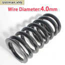 2 Stück 4,0 mm Federstahl-Druckfeder, Außendurchmesser: 25 mm-60 mm, Länge: 20 mm-100 mm, Ersatzteil für Industriemaschinen, anpassbar