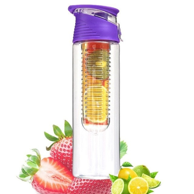 1000ml Water Fruit Bottle Bpa Free Plastic Sport Fruit Infuser Water Bottles with Infuser Juice Shaker Drink Bottle of Water