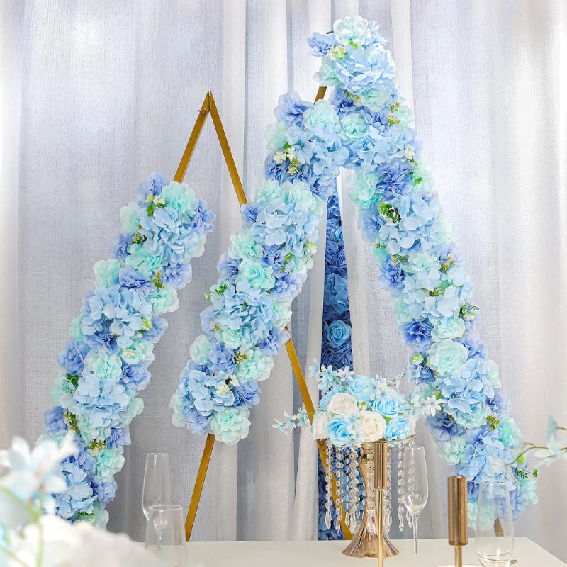 Artificial Flowers Row Arch DIY Wedding Birthday Party Home rose peony Wall Background Banquet Table Arrangement Decoration