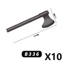 Medieval MOC Weapon Figure Accessories Building Blocks Soldiers Sword Shield Bow Arrow Trident Hammer Axe Spear Brick Kid Toy