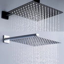 BAKALA 12 inch Stainless Steel Shower Head With Arm Wall Mounted Ultra thin Rain Shower Heads With Shower Arm  CP-1212A