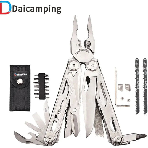 The DL30 | Stainless Steel EDC Multitool with Folding Pliers