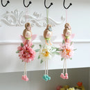 2024 Easter Flower Angel Wings Girls Window Sitting Fairy Tree Hanging Figurine For Woman Gift Home Wedding Birthday Party Decor