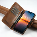 SUTENI PU Leather Card Holder Phone Case Stand Wallet Magnetic Button Flip Cover For iPhone 16 Pro Max 15 Plus 14 13 12 Mini 11