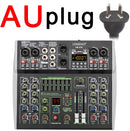 99 DSP Effects Mixing Console Podcast Mini 4/6 Channels Sound Audio Mixer Individual 48V Bluetooth USB PC Play Record AM-AX4/6