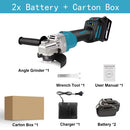 125MM Brushless Electric Angle Grinder Variable Speed M14 Cutting Machine Woodworking Power Tool for Makita 18v Battery