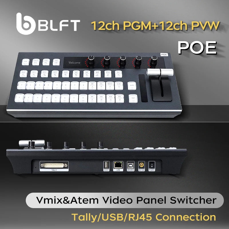 Atem controller black magic switchboard control panel livestream atem