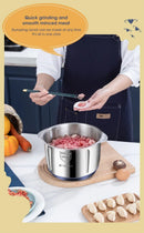 Multifunctional Kitchen Electric Chopper 5L EU Large Capacity Stainless Steel Meat Grinder Food Processing Machine