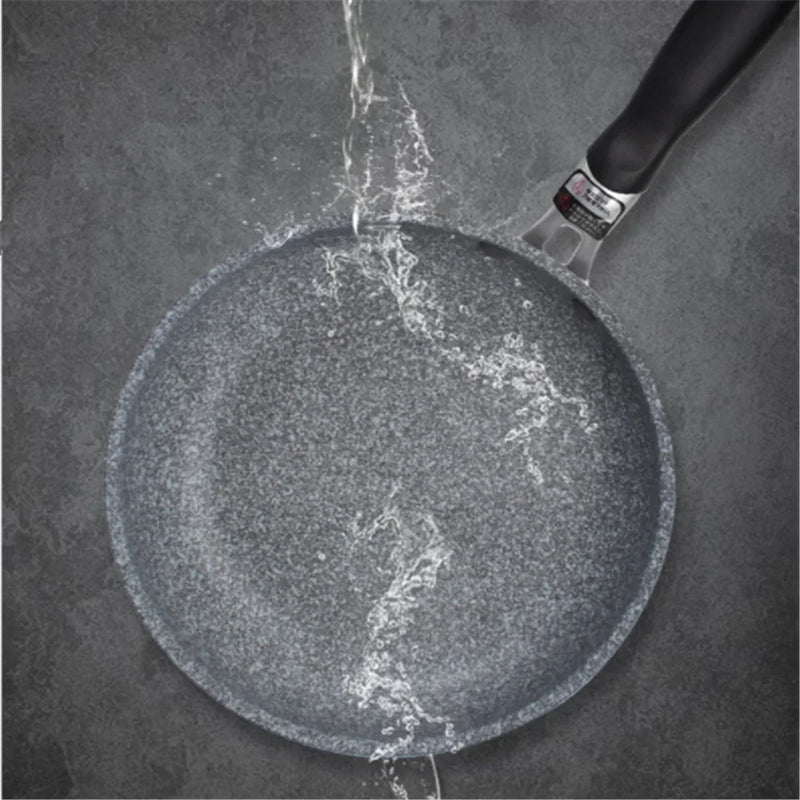 Frying 28/26/24/20cm Wok Non-stick Pan Skillet Cauldron Induction Cooker Pans Pancake Egg Gas Stove Home