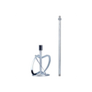 Paint and Mud Mixer Stirring Rod for Drill Agitator Mixing Rod Concrete Mortar Mixer, Silver