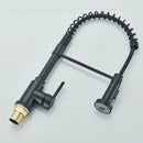 The Minimalist Retractable Kitchen Faucet in Brushed Stainless