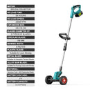 Gisam Brushless Electric Lawn Mower 8 Inch Cordless Grass Trimmer Adjustable Garden Cutter Power Tool For Makita 18V Battery Pin