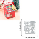 Big Candy Box Metal Cutting Dies Scrapbooking Christmas Gift Box Die Cut Carbon Steel Mold Craft Dies 2024 New Arrivals