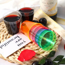 24 PCS Shot Glasses 2oz Disposable Clear Hard Plastic Cups Jelly Cup for Party Christmas Supplies Wedding  Stackable Glasses