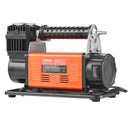 SucceBuy Reifenfüller Kompressor 6-10 CFM Hochleistungs-Luftkompressor Doppelzylinder 150PSI Luftpumpe mit Adaptern für LKW Auto