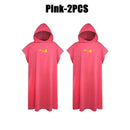 Quick-drying Changing Robe Quick Dry Bathrobe Hooded Absorbent Bath Towel Swimming & Fitness Super Absorbent Bathrobe