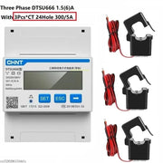 The Grid Ledger | DIN-Rail Energy Meter with MODBUS RS485, Single and Three Phase