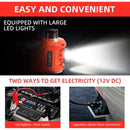 Electric Car Jacks 5Ton 12V Hydraulic Jack with Tire Air Pump and LED Light,Electric Car Jack Lift Floor Jacks for SUV Car Tire