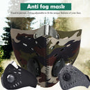 Sports Face Mask with Active Carbon Filter Reusable Washable Anti Fog Mouth Mask Cycling Face Mask Filter MTB Road Protector