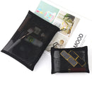 Large Capacity Portable Outdoor Travel Makeup Bag Black Transparent Mesh Storage Washing Bag Home Organization Tote Bag