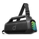 Soundcore Boom 2 Plus Outdoor-Lautsprecher, 140 W, 2+2 Kanäle, BassUp 2.0, 20h, Schnellladung, IPX7 Wasserdicht, RGB-Beleuchtung, USB-C, Po