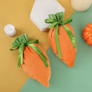 Velvet Easter Bags Cute Carrot Gift Packing Bags Dropshipping Radish Chocolate Candy Bags Wedding Birthday Party Decoration 2023