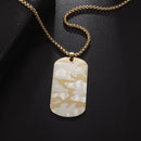 Titanium Steel Dumbbell Pendant Gym Fitness Equipment Barbell Necklace Domineering Muscular Men Fitness Leisure Sports Jewelry