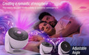 Galaxy Projector for Bedroom Pro Version HD 12 in 1 Film Discs Star Projector Galaxy Light Planetarium Projector with Timer White Noise 360 ° Rotation Bluetooth Remote Control