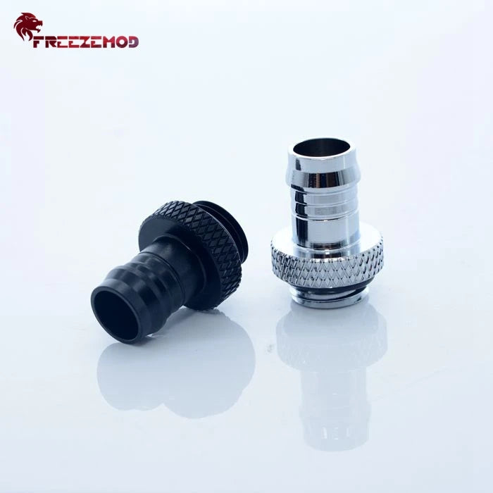 FREEZEMOD PC Water Cooling Hose Fittings Adapter Tube connector Metal hand twist pagoda 9.5*12.7 soft tube fitting HBT-B3L