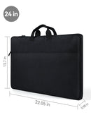 Waterproof 24-Inch Portable Monitor & Laptop Sleeve with Pockets