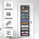 Over The Door Storage Organiser,5 Shelves Door Organizer Hanging, Hanging Organiser Storage For Baby Nursery, Bathroom, Bedroom