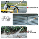 High Pressure Washer Gun Power Washer 4000PSI Spray Wand Lance with 5 color Quick Connect Nozzles Cleaning Machine