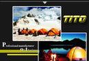 The Titan Peak | 3.0mm x 165mm Ultralight Titanium Alloy Tent Stakes