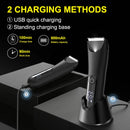 The Ballber Pro Elektrischer Trimmer für den Intimbereich und Körperhaare für Männer – Herren-Bodygroomer-Set für den Intimbereich – Rasierer für schwer erreichbare Stellen