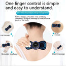 LCD Display EMS Neck Massage Electric Massager Cervical Neck Back Patch 8 Mode Pulse Muscle Stimulator Portable Relief Pain