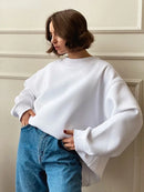Wolfeel Oversized Hoodies & Sweatshirts for Women Autumn Winter Thick Warm Fleece Sweatshirt Girls Streetwear Loose Pullovers