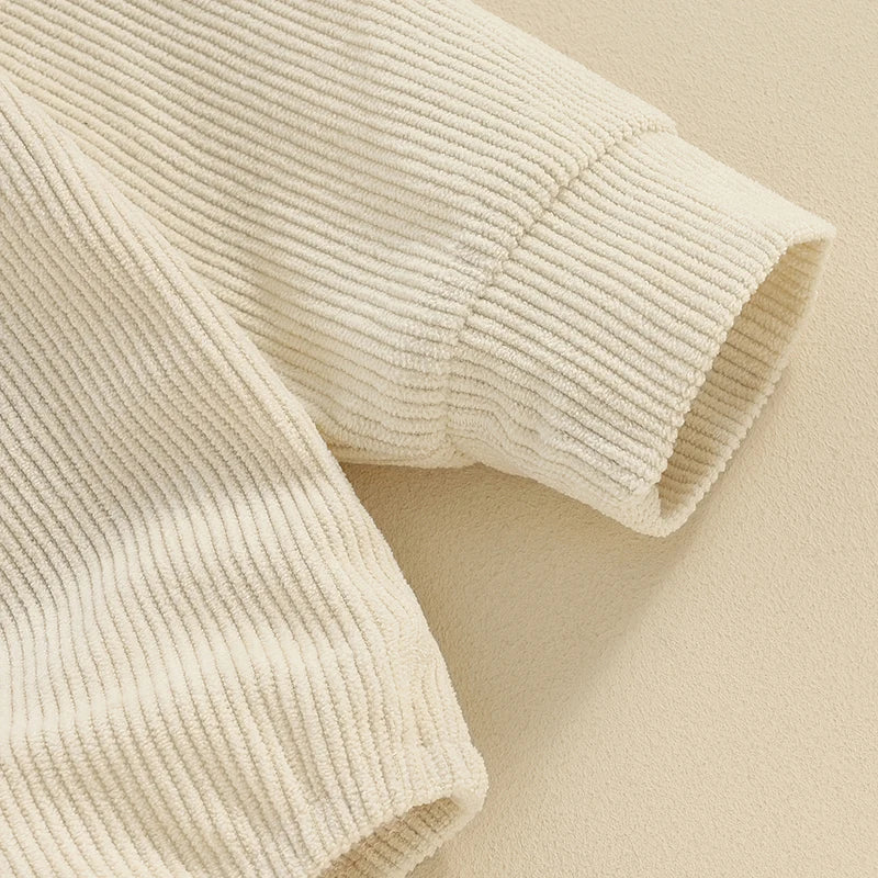 3D Bunny Ear Baby Girls Boys Romper Spring Corduroy Toddler Clothes Cute Long Sleeve Hooded Jumpsuit Infant Kids Easter Clothes