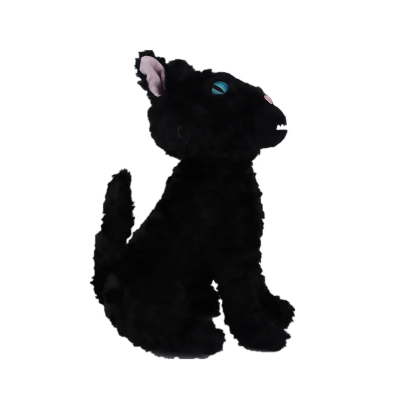 35cm Coraline Cat Plush Cartoon Anime Related Plush Toys Black Cat High Quality Full Filled Plush Toy Birthday Halloween Gift