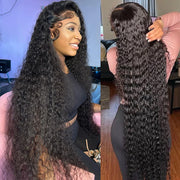 The Wave Legacy | Deep Wave 13x6 HD Lace Front Wig, 100% Brazilian Remy Human Hair
