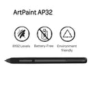 ArtPaint AP32, Pen AP50 Passive Stylus for GAOMON Graphics Tablet Display S620/S630/S830/M106KPRO/M10KPRO/M1220/1230/PD2200